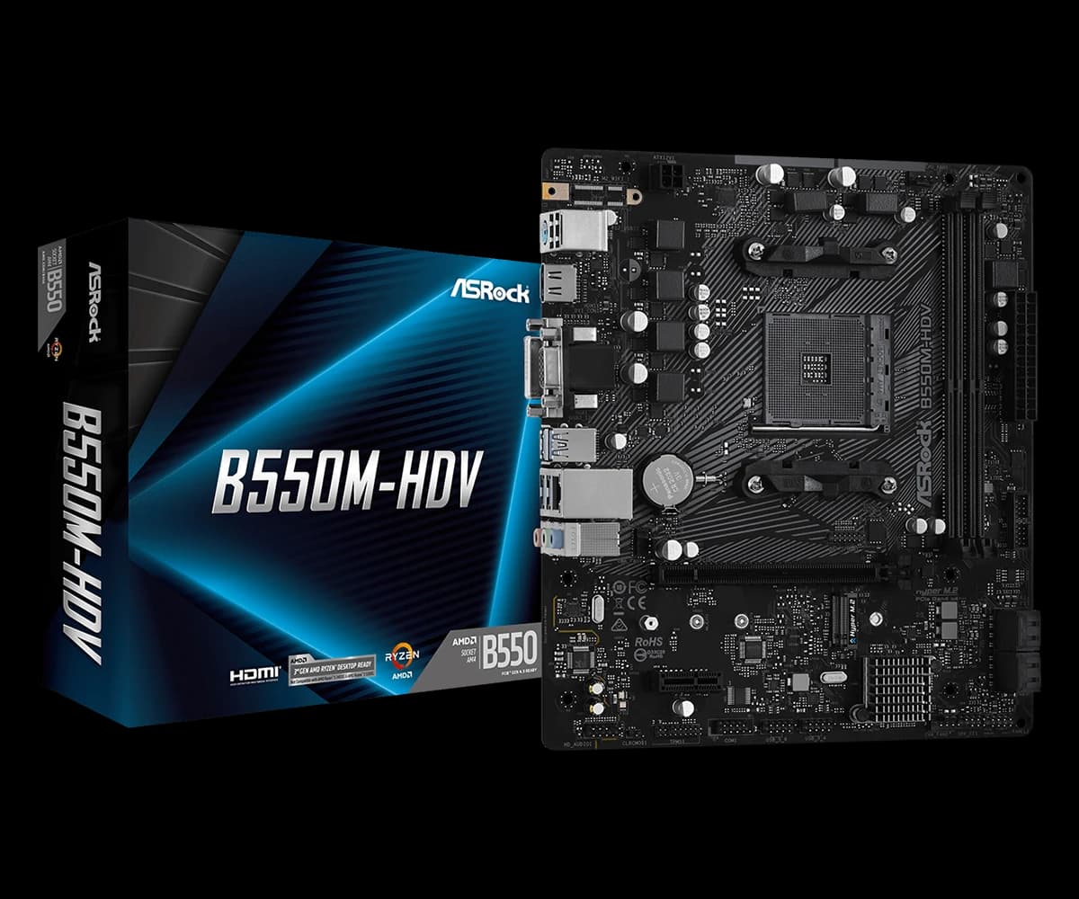 ASRock B550M-HDV AM4 Micro-ATX DDR4