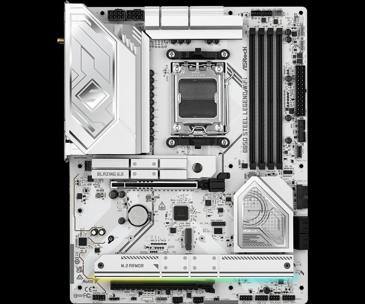 ASRock B850 Steel Legend WiFi AM5 ATX DDR5