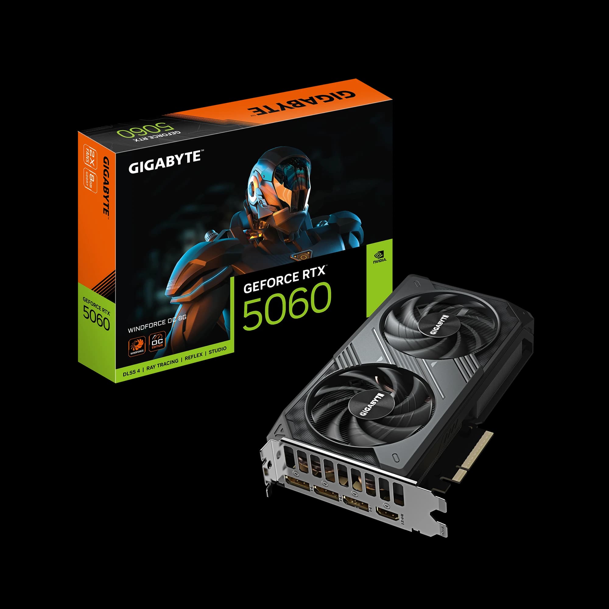 Gigabyte GeForce RTX 5060 8 Go Windforce OC