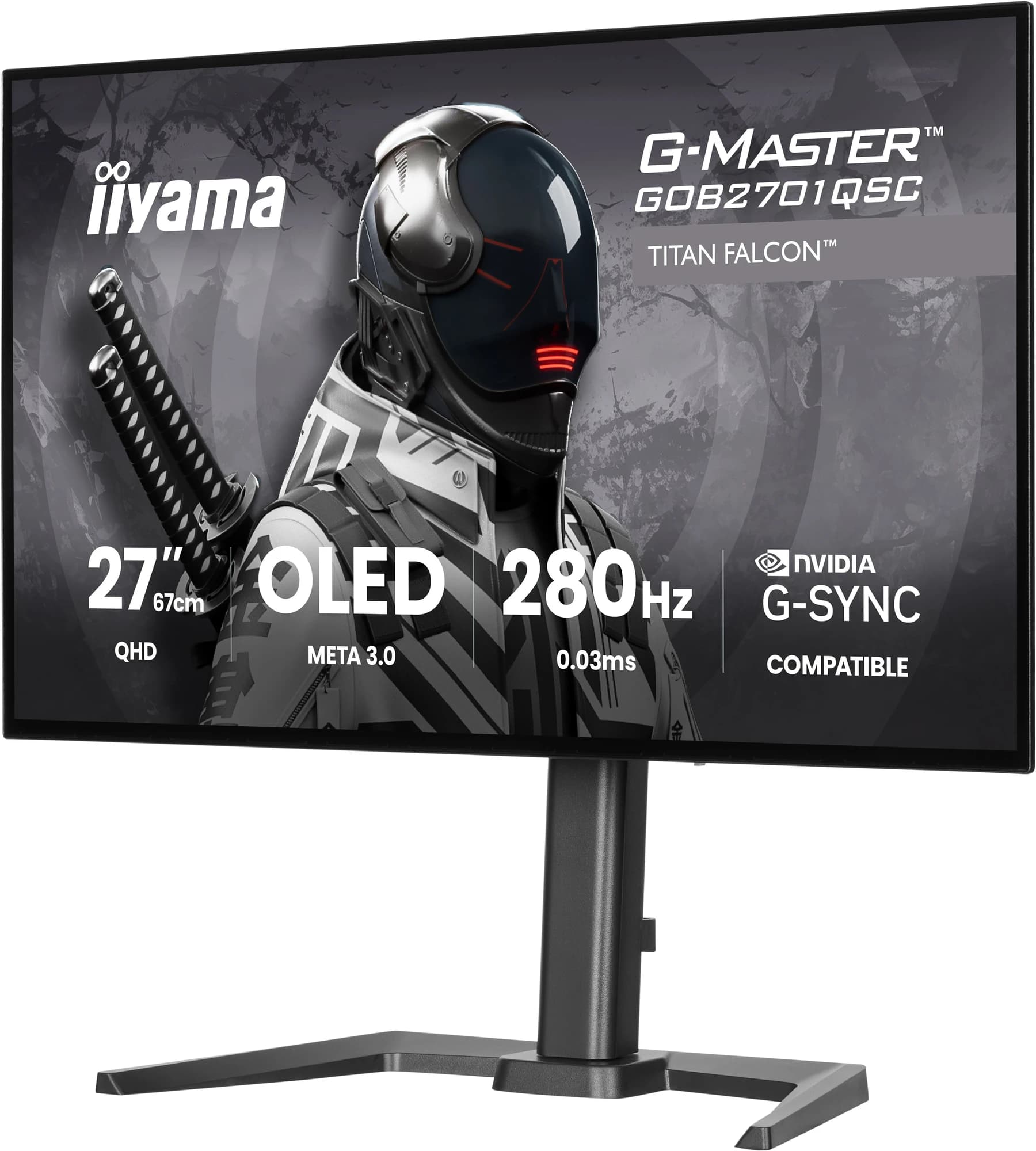 iiyama G-Master GOB2701QSC-B1 Titan Falcon 27 pouces OLED 280 Hz